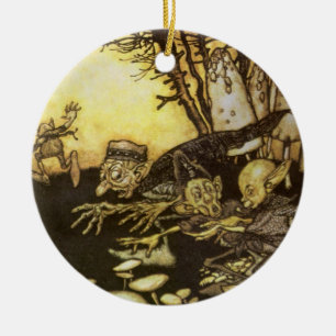 Vintage Fairy Tale, Band of Workmen van Rackham Keramisch Ornament