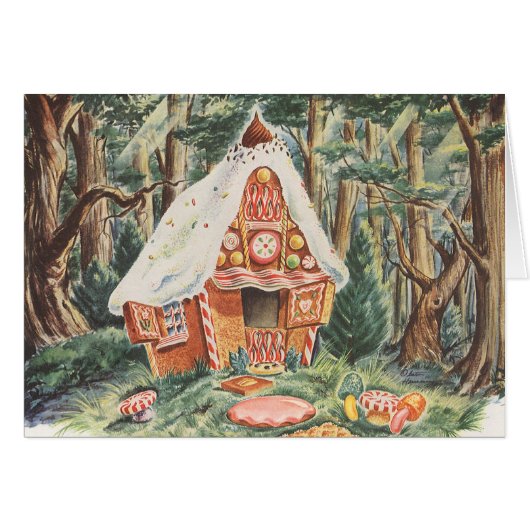 Vintage Fairy Tale, Hansel and Gretel Candy House (Devant horizontal)