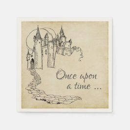 Vintage Fairy Tale Princess Napkins Servet