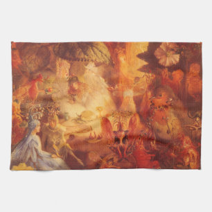 Vintage Fairy Tale The Captive Robin van Fitzgeral Theedoek