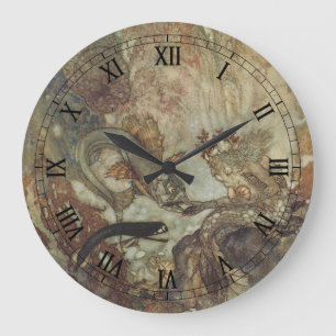 Vintage Fairy Tale, The Mermaid by Edmund Dulac Grote Klok