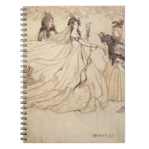 Vintage Fairy Tales, Cinderella by Arthur Rackham Notitieboek
