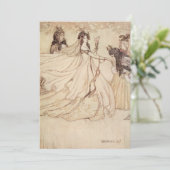 Vintage Fairy Tales Cinderella Party Invitation (Debout devant)