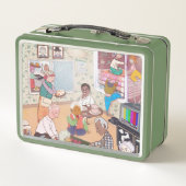 Vintage Family Art Lunch Box (Achterkant)