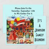 Vintage Family Reunion Park Kaart (Voorkant / Achterkant)