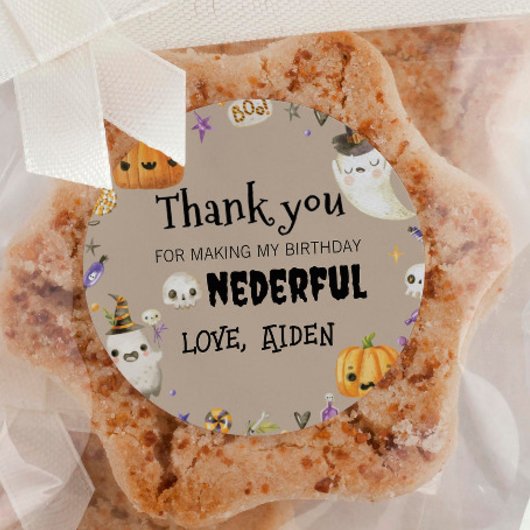 Vintage Fantôme Halloween Étiquettes de fête d'ann