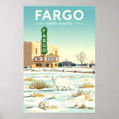 Vintage Fargo North Dakota Poster (Voorkant)