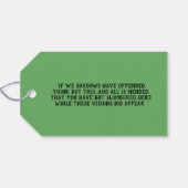 Vintage Fee Cadeaulabel (Achterkant Horizontaal)