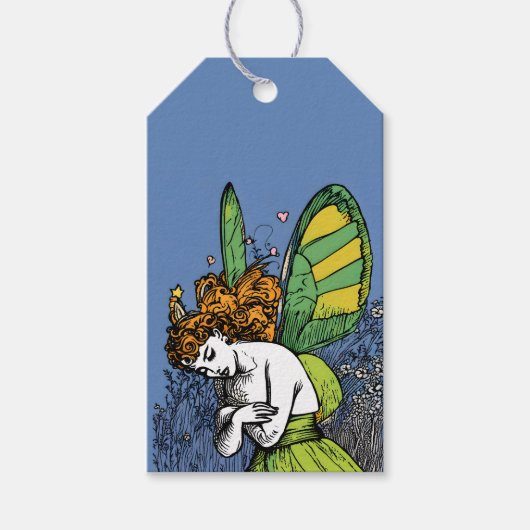 Vintage Fee Cadeaulabel (Voorkant)
