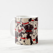 Vintage Feline Fabric Mug (Devant gauche)