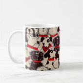 Vintage Feline Fabric Mug (Gauche)