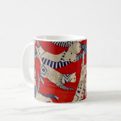 Vintage Feline Fabric Mug (Devant gauche)