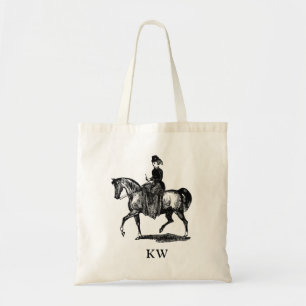 Vintage Femme Horseback Rider Personnaliser le Sac