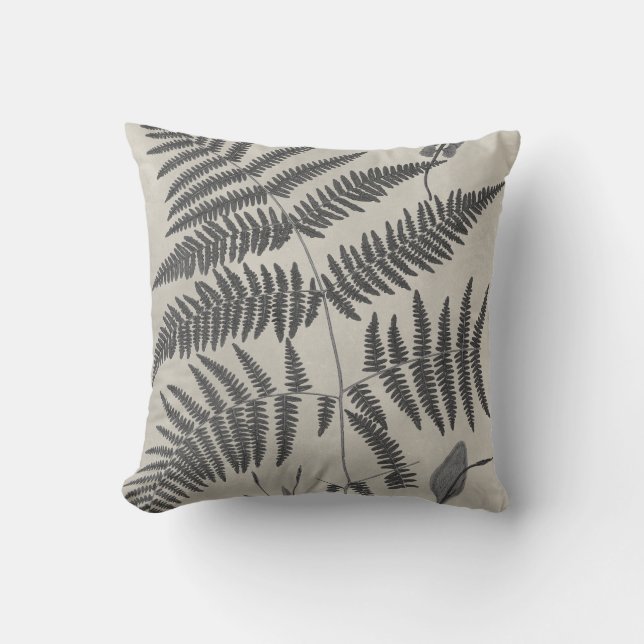 Vintage Ferns Kussen (Voorkant)