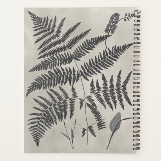 Vintage Ferns Planner (Achterkant)