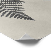 Vintage Ferns Poster (Hoek)