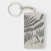 Vintage Ferns Sleutelhanger (Voorkant)