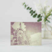 Vintage Ferris Wheel - Carte postale (Debout devant)