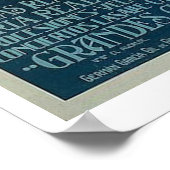 Vintage Festival de Grenade 1921 Affiche de voyage (Coin)