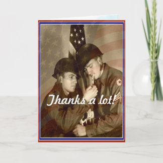 Vintage fête des anciens combattants, merci beauco