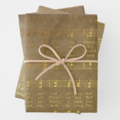 Vintage feuille de Noël (En situation)