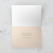 Vintage fille d'anniversaire flottant sur la carte (Intérieur)