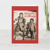 Vintage Finland kerstkaart 1945 Kaart (Voorkant)