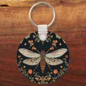 Vintage Firefly Garden  Sleutelhanger (Voorkant)