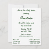 Vintage Fireman Thème Baby shower Invitation (Dos)