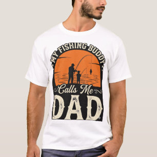 Vintage Fishing Buddy Papa Shirt Ontwerp_1