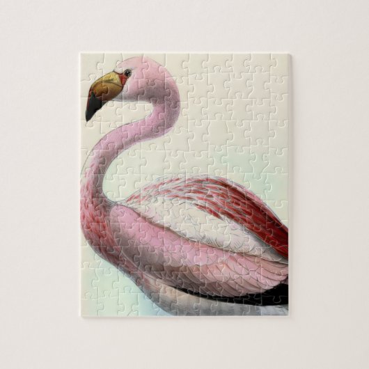 Vintage Flamingo Legpuzzel (Verticaal)