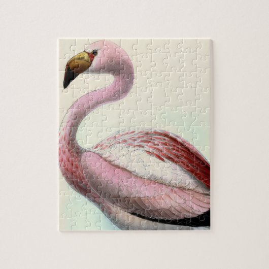 Vintage Flamingo Legpuzzel (Verticaal)