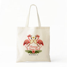 Vintage Flamingo Tennisclub Gepersonaliseerd