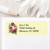 Vintage Flapper profite des Étiquettes de adresse  (En situation)