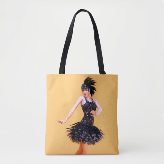 Vintage Flapperdansen Draagtas (Voorkant)