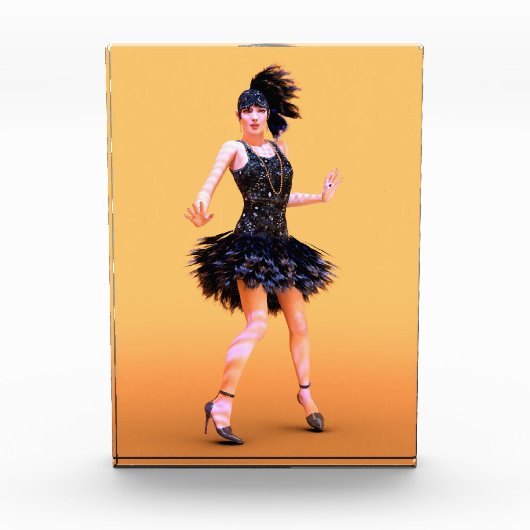 Vintage Flapperdansen Fotoblokken (Voorkant)