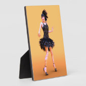Vintage Flapperdansen Fotoplaat (Zijkant)