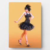 Vintage Flapperdansen Fotoplaat (voorkant)