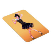 Vintage Flapperdansen Magneet (Rechterzijde)