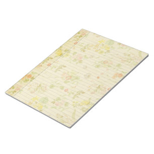 Vintage Floral Boho Stationery Notitieblok