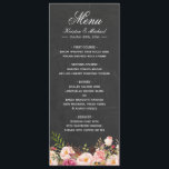 Vintage Floral Chalkboard Easy Edit Mariage Menu<br><div class="desc">==================== A PROPOS DE CETTE CONCEPTION ====================== Vintage Panneau de Chalet Floral Easy Edit Mariage Menu Modèle. (1) Vous pouvez changer l'Arrière - plan en N'IMPORTE QUELLE COULEUR vous voulez en cliquant sur le bouton "Customiser" et en paramétrant la Couleur Arrière - plan. La couleur et la taille du texte...</div>