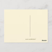 Vintage Floral Hoefijzer - Briefkaart (Achterkant)