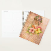Vintage Floral Lady Planner – Romantic Victorian (Devant avec enveloppe)