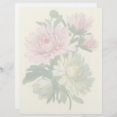 Vintage Floral Letterhead Stationery (Voorkant / Achterkant)