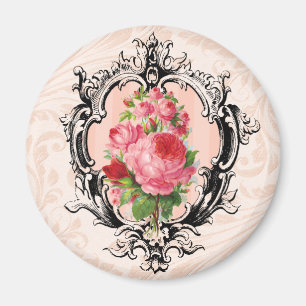 Vintage Floral Magnet Magneet