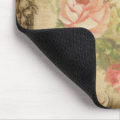 Vintage Floral Mousepad Muismat (Hoek)