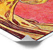 Vintage Floral Mucha Poster (Hoek)