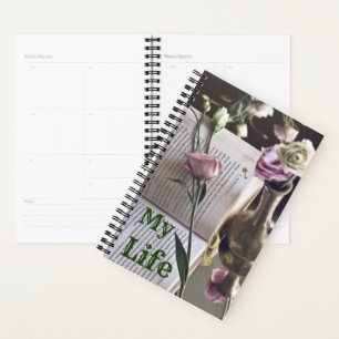 Vintage Floral "My Life" Rose Journal personnel
