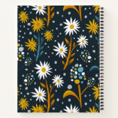 Vintage floral  notitieboek (Achterkant)