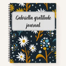 Vintage floral  notitieboek